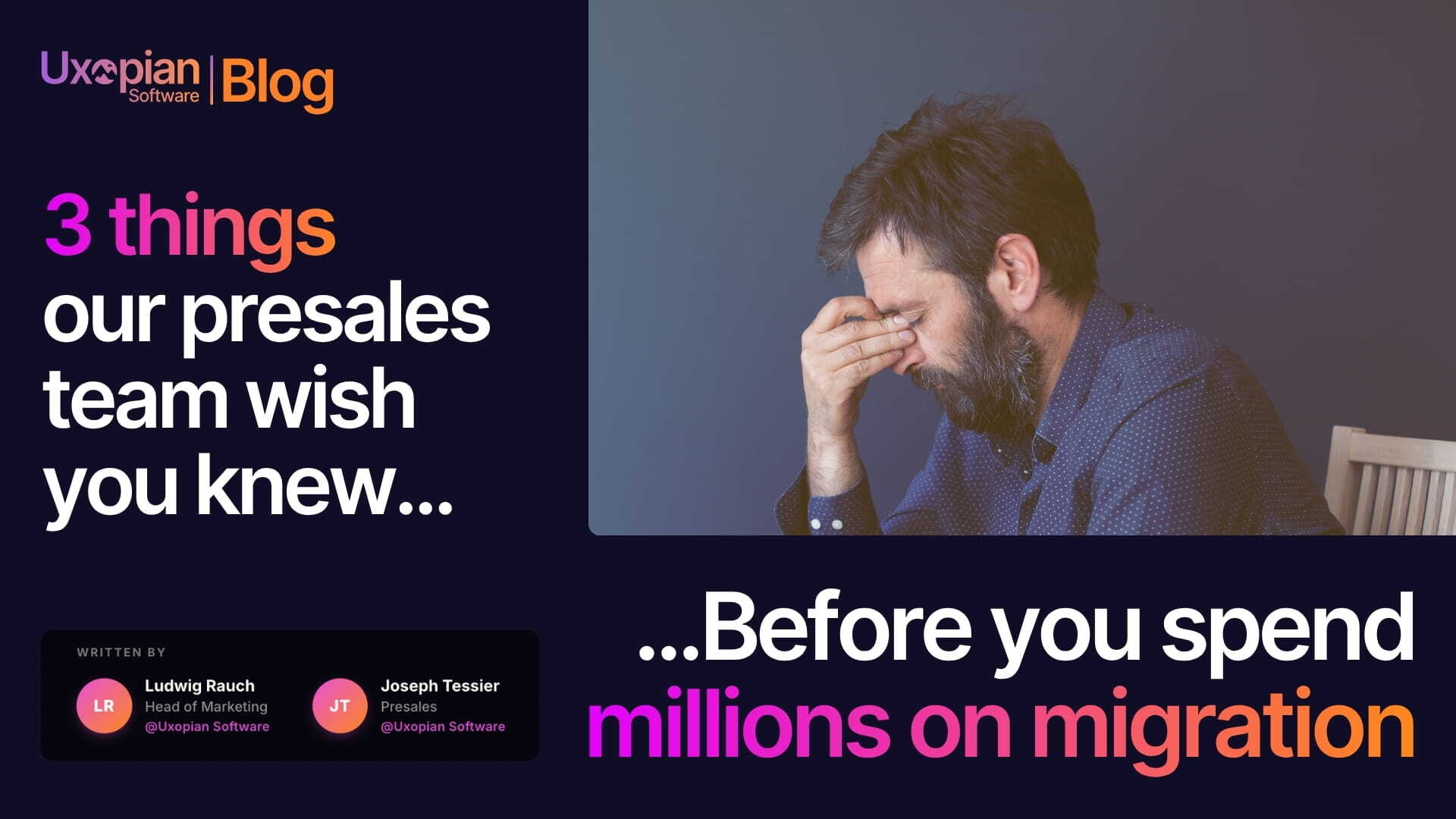 3 things our presales team wish you knew before you spend millions on migration