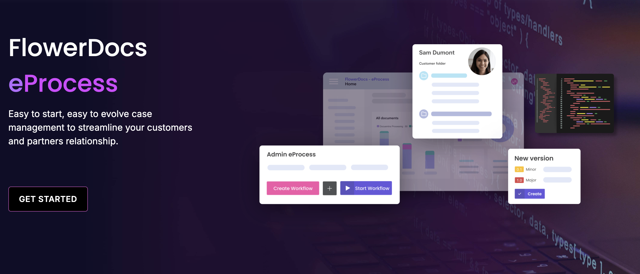 Eprocess Solution FlowerDocs: eProcess